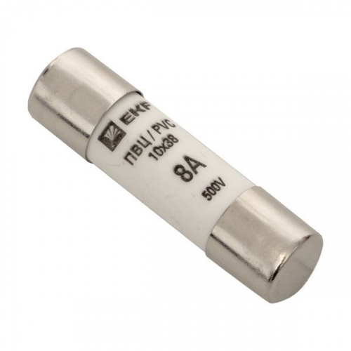 pvc-10x38-8 Вставка плавкая цилиндрическая ПВЦ 10х38 8А EKF 
