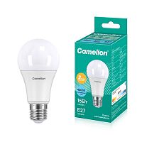12186 Лампа светодиодная LED15-A60/845/E27 15Вт грушевидная 4500К E27 1320лм 220В бел. Camelion 
