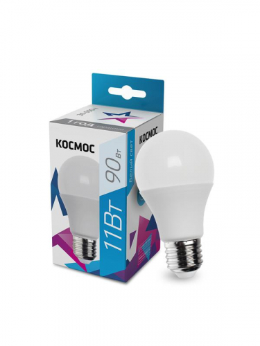 LkecLED11wA60E2745 Лампа светодиодная A60 11Вт 4500К E27 220В КОСМОС 