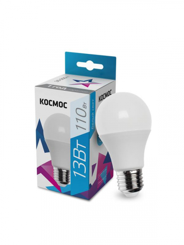 LkecLED13wA60E2745 Лампа светодиодная A60 13Вт 4500К E27 220В КОСМОС 