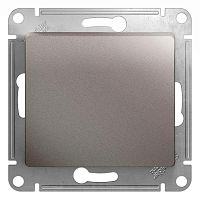 GSL001261 Переключатель проходной 1-кл. СП Glossa 10А IP20 (сх. 6) 10AX механизм платина SE 