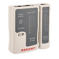 12-1006 Тестер кабеля RJ45+RJ11 (HT-C004) (TL-468) Rexant 