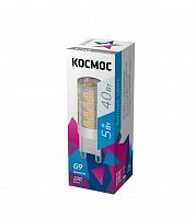 LksmLED5WG9C4500pc Лампа светодиодная 5Вт 220В G9 4500К КОСМОС 