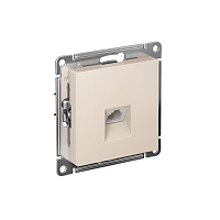 ATN000281 Розетка телефонная 1-м СП AtlasDesign RJ11 механизм беж. SE 