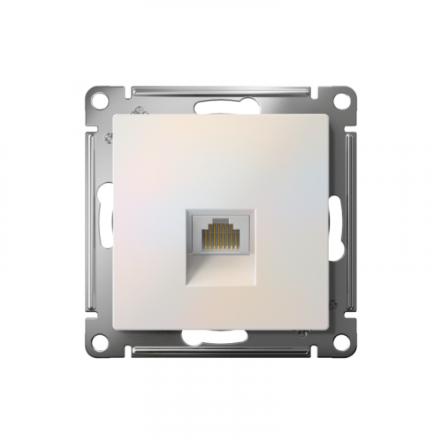 ATN000483 Розетка компьютерная AtlasDesign RJ45 кат.5E механизм жемчуж. SE  фото 2