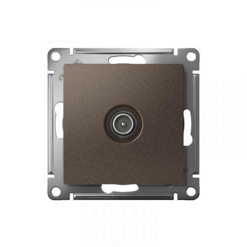 ATN000693 Розетка телевизионная TV AtlasDesign коннектор механизм мокко SE  фото 2