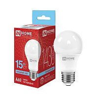 4690612020280 Лампа светодиодная LED-A60-VC 15Вт грушевидная 6500К холод. бел. E27 1430лм 230В IN HOME 