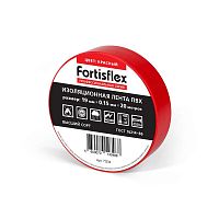71234 Изолента ПВХ 19х0.15x20 красн. Fortisflex 