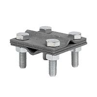 lp-55758 Зажим крестовидный прут-прут (3 пластины 57х57мм) HZ PROxima EKF 