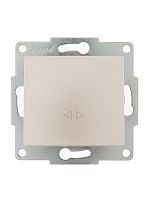 707-3088-107 Выключатель промежуточный 1-кл. 2п СП Karina 10А IP20 механизм жемчуж./бел. перламутр. LEZARD 