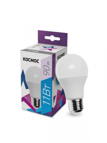 LkecLED11wA60E2765 Лампа светодиодная A60 11Вт 6500К E27 220В КОСМОС 