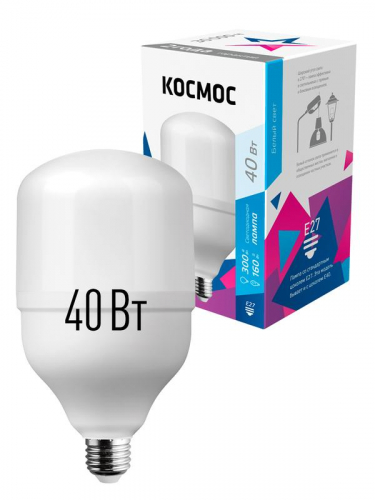 LksmHWLED40WE2745 Лампа светодиодная HВтLED 40Вт 220В E27 4500К Космос 