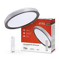 4690612035147 Светильник светодиодный COMFORT AFINA 75Вт 3000-6500К 6000лм 230В 490х90мм с пультом ДУ IN HOME 