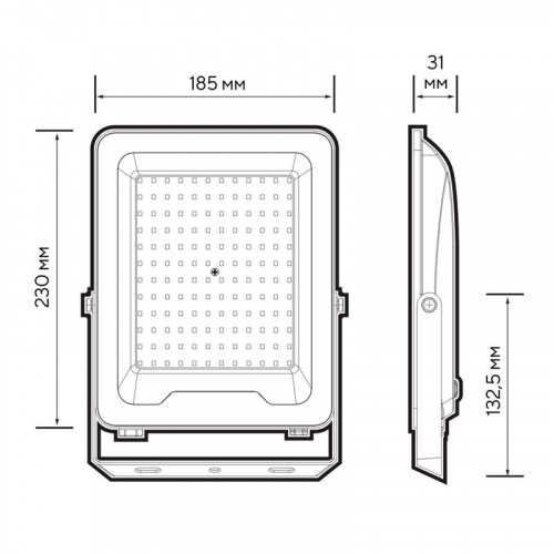 5039759 Прожектор светодиодный PFL-V 100Вт 6500К IP65 ДО Pro JazzWay  фото 8