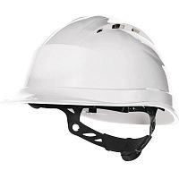 QUARUP4BC Каска защитная QUARTZ UP IV с вентил. с храповым механизмом бел. Delta Plus 
