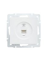 742-0288-137 Розетка телефонная СП Vesna евро стандарт механизм бел. LEZARD 