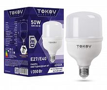 TKE-HP-E40/E27-50-4K Лампа светодиодная 50Вт HP 4000К Е40/Е27 176-264В TOKOV ELECTRIC 