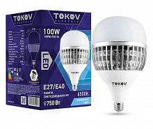 TKE-HP-E40/E27-100-6.5K Лампа светодиодная 100Вт HP 6500К E40/E27 176-264В TOKOV ELECTRIC 