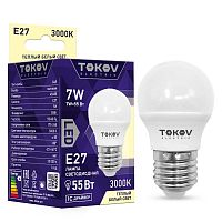 TKE-G45-E27-7-3K Лампа светодиодная 7Вт G45 3000К Е27 176-264В TOKOV ELECTRIC 