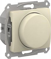 GSL000223 Светорегулятор поворотно-нажимной Glossa 400Вт механизм беж. SE 