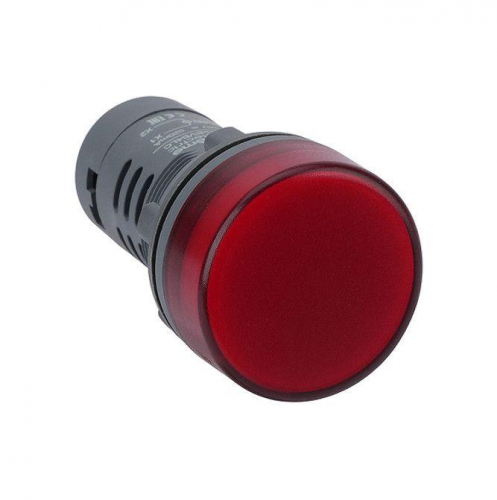 SB7EV04BP Лампа светосигнальная SB7 d22мм 24В DC красн. моноблочная SE 