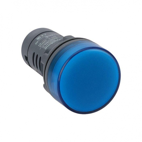 SB7EV06MP Лампа светосигнальная SB7 d22мм 230В AC син. моноблочная SE 