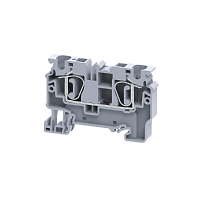 289715 Клемма проходная пружинная OptiClip CX-6-I-41A-(0.2-6) сер. КЭАЗ 