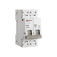 M636216C Выключатель автоматический модульный 2п C 16А 6кА ВА 47-63N PROxima EKF 