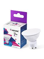 LkecLED12wGU10C65 Лампа светодиодная 12Вт 6500К GU10 220В КОСМОС 
