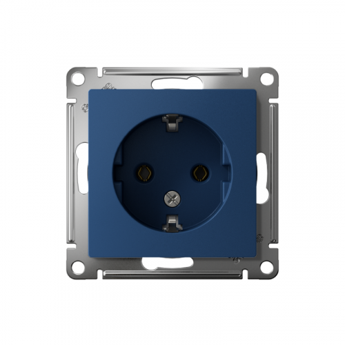ATN001143 Розетка AtlasDesign 16А с заземл. механизм аквамарин SE  фото 2