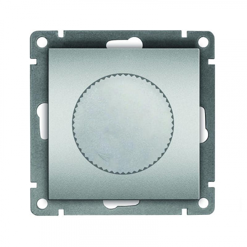A0101-S Светорегулятор СП Афина 500Вт механизм серебр. Universal 