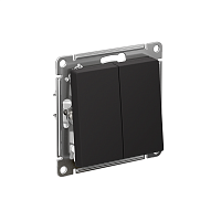 ATN001073 Переключатель перекрестный 2-кл. AtlasDesign 2хсх.7 10АХ механизм карбон SE 