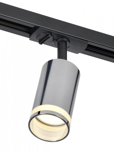 LT-USB0-4116-GU10-1-K23 Светильник 4116 декоративный трековый поворотный GU10 хром IEK  фото 3