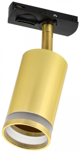 LT-USB0-4116-GU10-1-K22 Светильник 4116 декоративный трековый поворотный GU10 золото IEK 