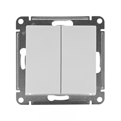 ATN000173 Переключатель перекрестный 2-кл. AtlasDesign 2хсх.7 10АХ механизм бел. SE  фото 4