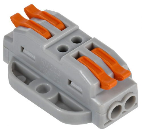 UKZ20-4122P-004 Клемма строительно-монтажная СМК 222-4122P (уп.4шт) IEK 