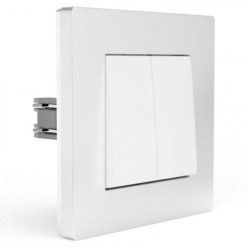 TKE-PX-V2F-C01 Выключатель 2-кл. СП Pixel 10А IP20 в сборе бел. TOKOV ELECTRIC  фото 3