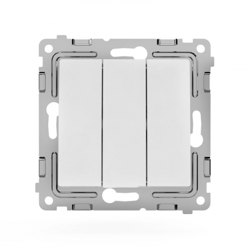 TKE-PX-V3-C01 Выключатель 3-кл. СП Pixel 10А IP20 механизм бел. TOKOV ELECTRIC  фото 2