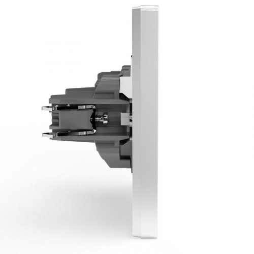 TKE-PX-R1F-C01 Розетка 1-м СП Pixel 16А IP20 без заземл. в сборе бел. TOKOV ELECTRIC  фото 4