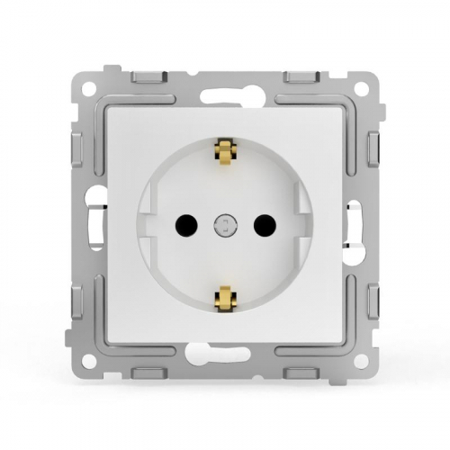 TKE-PX-R1Z-C01 Розетка 1-м СП Pixel 16А IP20 с заземл. механизм бел. TOKOV ELECTRIC  фото 2