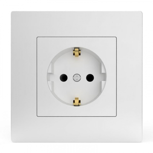 TKE-PX-R1FZSF-C01 Розетка 1-м СП Pixel 16А IP20 с заземл. защ. шторки в сборе бел. TOKOV ELECTRIC  фото 2