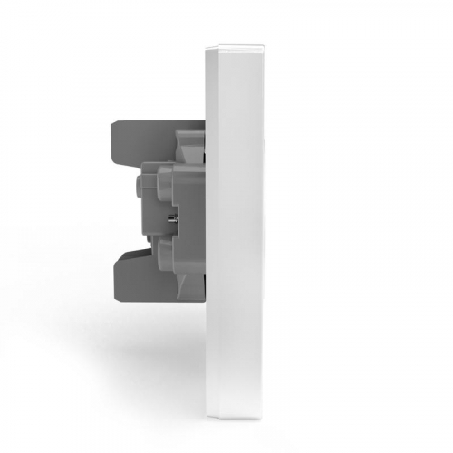 TKE-PX-R2F-C01 Розетка 2-м СП Pixel 16А IP20 без заземл. в сборе бел. TOKOV ELECTRIC  фото 4
