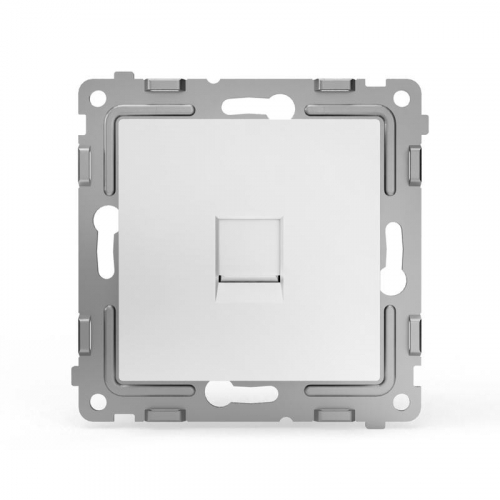TKE-PX-RT1-C01 Розетка телефонная 1-м СП Pixel RJ11 механизм бел. TOKOV ELECTRIC  фото 2
