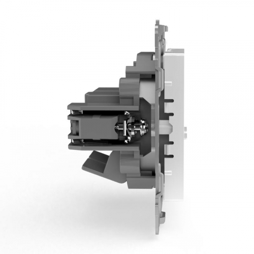 TKE-PX-RC2-C01 Розетка компьютерная 2-м СП Pixel RJ45 кат.5E механизм бел. TOKOV ELECTRIC  фото 4