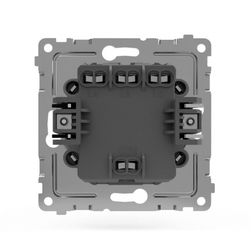 TKE-PX-V3-C02 Выключатель 3-кл. СП Pixel 10А IP20 механизм беж. TOKOV ELECTRIC  фото 5