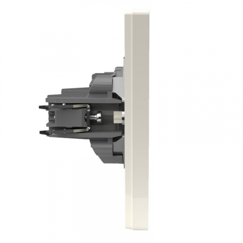 TKE-PX-R1F-C02 Розетка 1-м СП Pixel 16А IP20 без заземл. в сборе беж. TOKOV ELECTRIC  фото 4