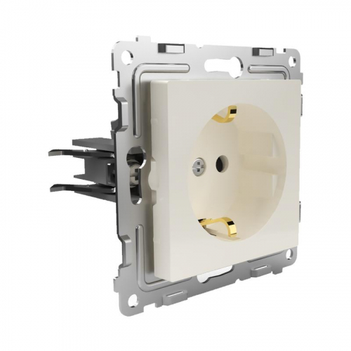 TKE-PX-R1Z-C02 Розетка 1-м СП Pixel 16А IP20 с заземл. механизм беж. TOKOV ELECTRIC  фото 3