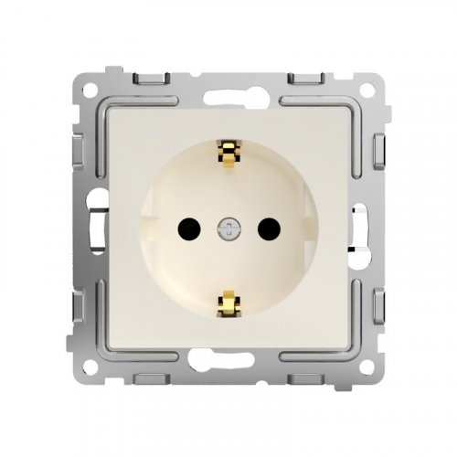 TKE-PX-R1ZSF-C02 Розетка 1-м СП Pixel 16А IP20 с заземл. защ. шторки механизм беж. TOKOV ELECTRIC  фото 2