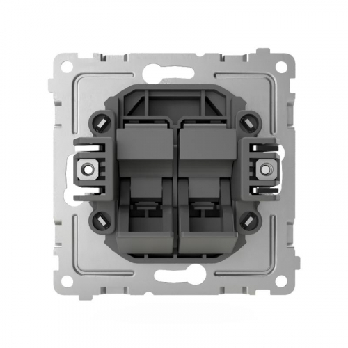 TKE-PX-RC2-C04 Розетка компьютерная 2-м СП Pixel RJ45 кат.5E механизм перламутр. TOKOV ELECTRIC  фото 5