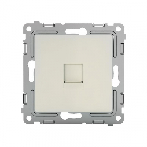 TKE-PX-RT1-C02 Розетка телефонная 1-м СП Pixel RJ11 механизм беж. TOKOV ELECTRIC  фото 2